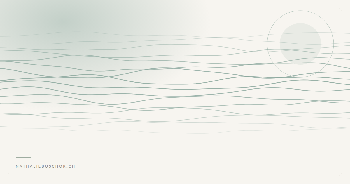 A few calm sage-green lines – cover image for the article on coaching as a business model